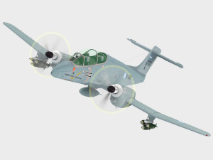 FMA IA-58 Pucara Modello 3D