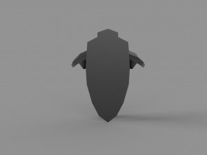 3D LOW POLY BULL HEAD MASK PRINTABLE MODEL Modello 3D