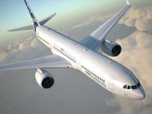 Airbus A330-300 with interior Modello 3D