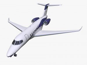 Aircraft Cessna Citation Longitude Modello 3D