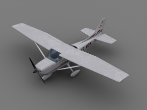 Aircraft Lowpoly 2 Modello 3D