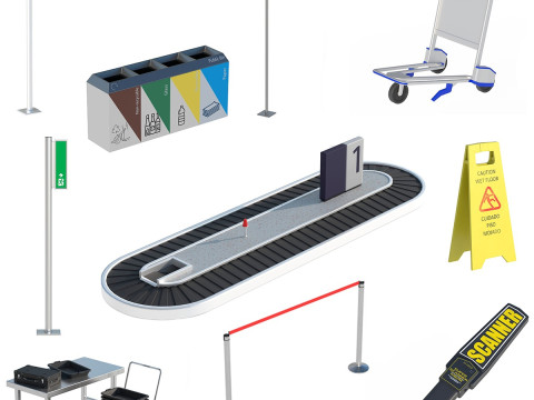 Airport Collection 2 Modello 3D