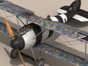 albatros d va jasta 26 Modello 3D