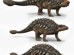 Ankylosaur 8K - fully animated Modello 3D