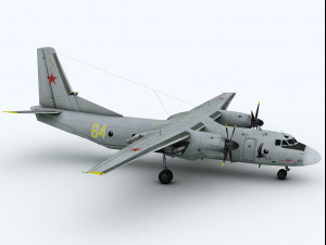 antonov an-26 curl Modello 3D
