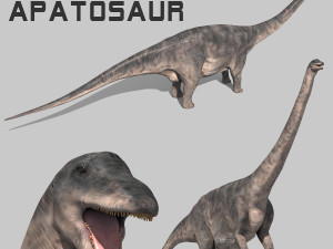 Apatosaur Forever - 8K Modello 3D