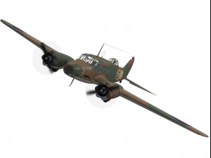 avro anson Modello 3D