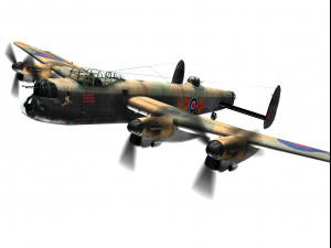avro lancaster Modello 3D