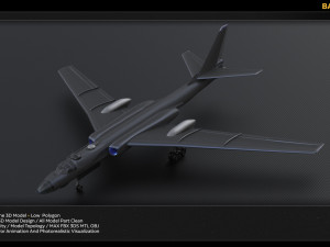 badger plane Modello 3D