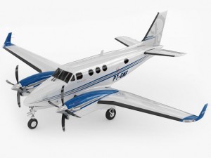 beechcraft king air c90gtx Modello 3D