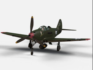 Bell P-39 Airacobra Modello 3D