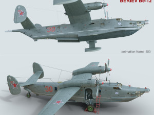 beriev be-12 Modello 3D