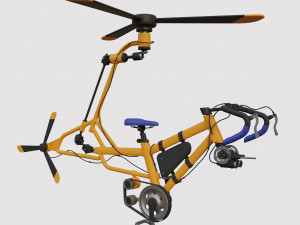 Bicyclecopter Modello 3D