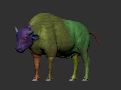 Bison American Modello 3D