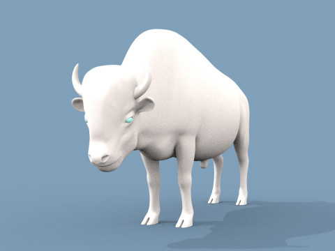 Bison Shape Modello 3D