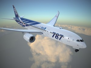 Boeing 787 Dreamliner Ana Airlines Modello 3D