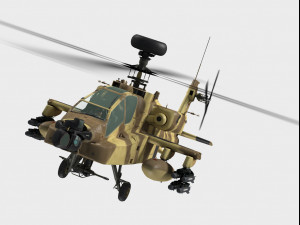 boeing ah-64 d apache longbow Modello 3D