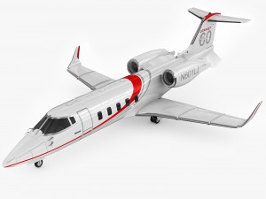 bombardier learjet 60 Modello 3D