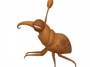 bug cartoon Modello 3D