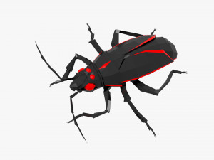 Bug low poly Modello 3D
