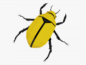 Bug low poly Modello 3D