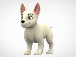 bull terrier puppy Modello 3D