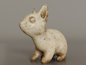 bunny sculpture Modello 3D