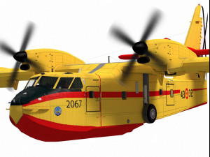 canadair cl-415 Modello 3D