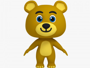 cartoon bear Modello 3D