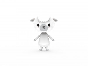 Cartoon Sheep v002 3D Modello 3D