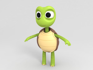 cartoon turtle Modello 3D