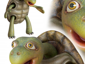 cartoon turtle Modello 3D
