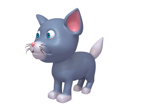 cat cartoon Modello 3D