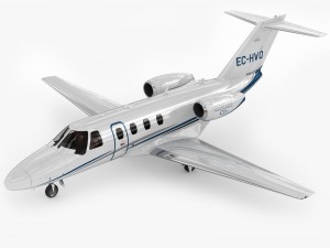 cessna 525 cj1 citation jet Modello 3D