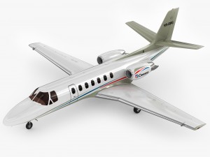 cessna 560 citation v Modello 3D