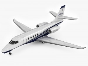 cessna citation latitude Modello 3D