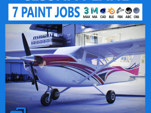 Cessna Plane Modello 3D