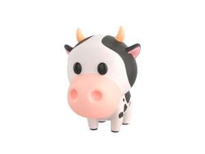 Character051 Cow Modello 3D