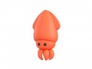 Character069 Squid Modello 3D