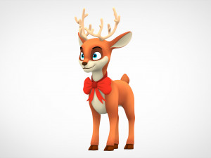 Christmas Reindeer Modello 3D