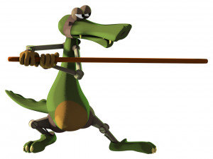 Crocodile Dan Modello 3D