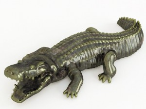 crocodile statuette Modello 3D