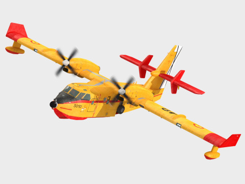 De Havilland DHC-515 Firefighter Modello 3D