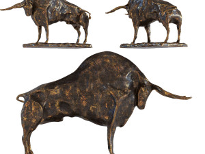 deco object toro Modello 3D