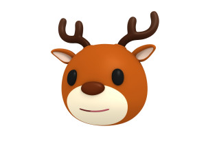 deer head Modello 3D