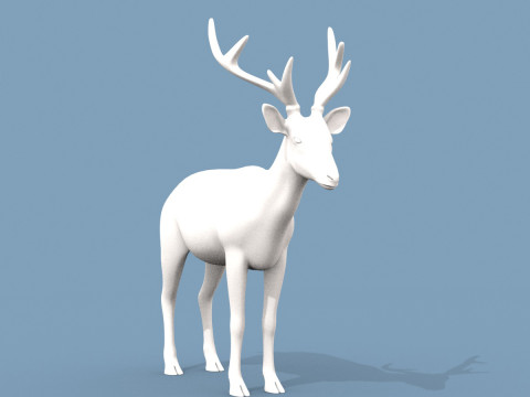 Deer Shape Modello 3D