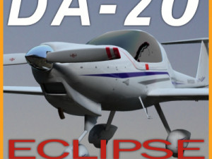 diamond da-20 eclipse exterior Modello 3D