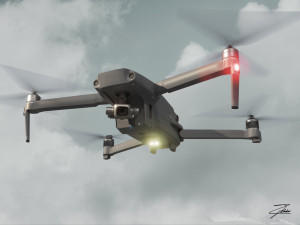 dji mavic 2 Modello 3D