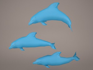Dolphins Modello 3D