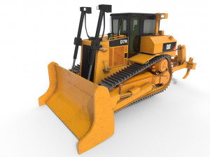 dozer heavy vehicle hq Modello 3D